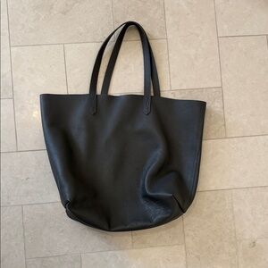 Gray Cuyana Work Tote Bag